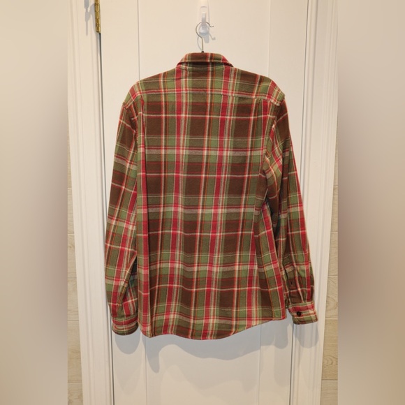 NWOT Ralph Lauren Purple Label Men’s Cotton Heavy Flannel Casual Shirt - Picture 3 of 5